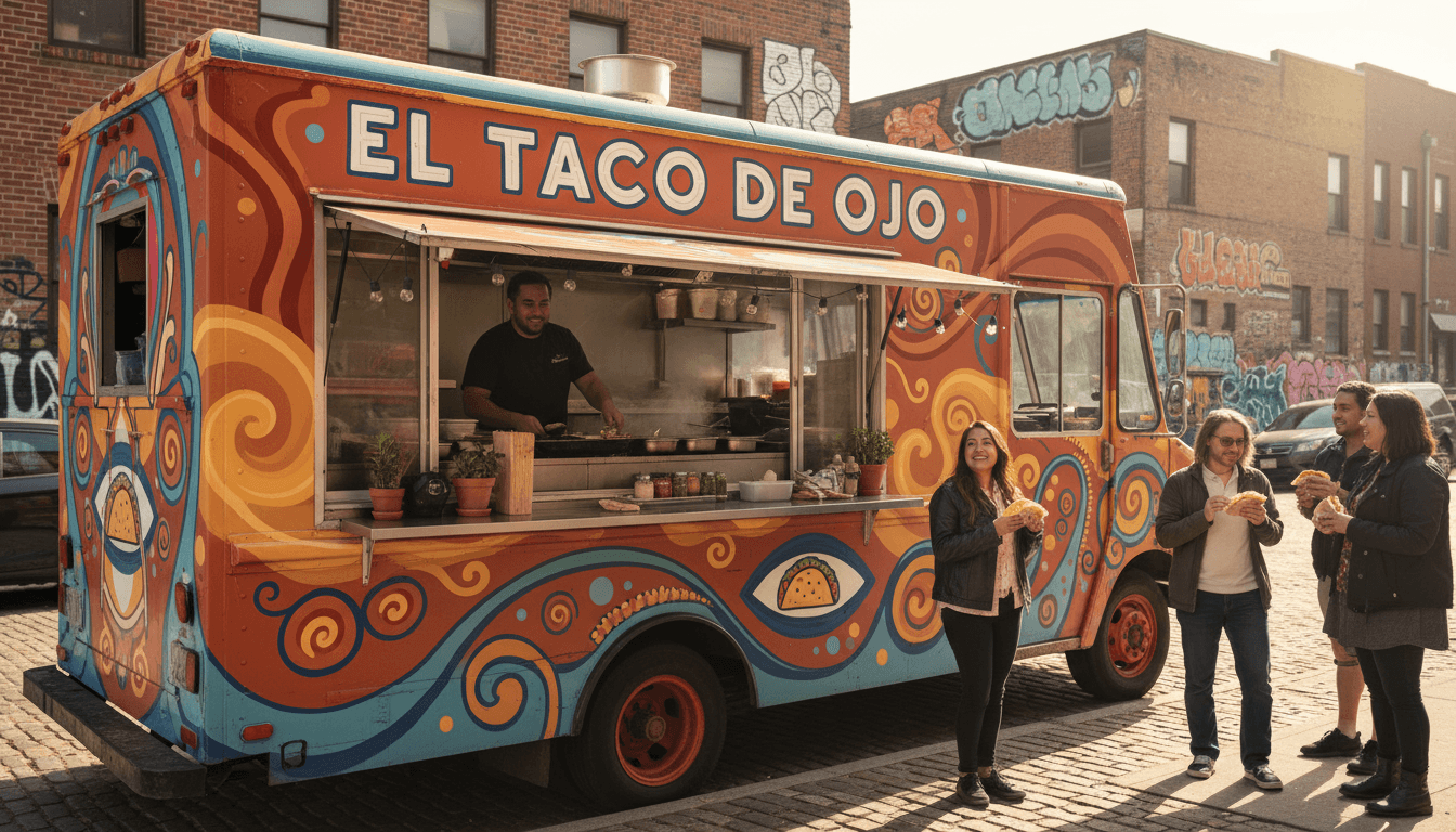 El Taco De Ojo food truck exterior